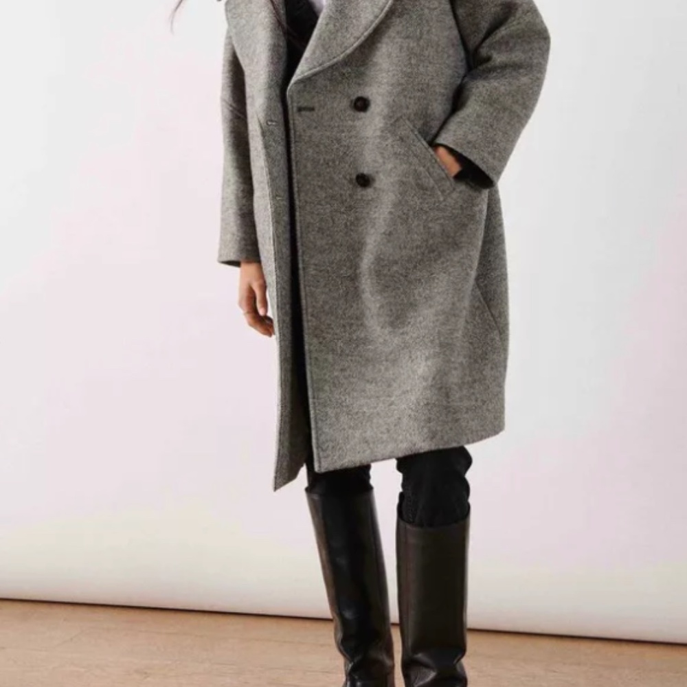 ba&sh wistle grey ladies coat